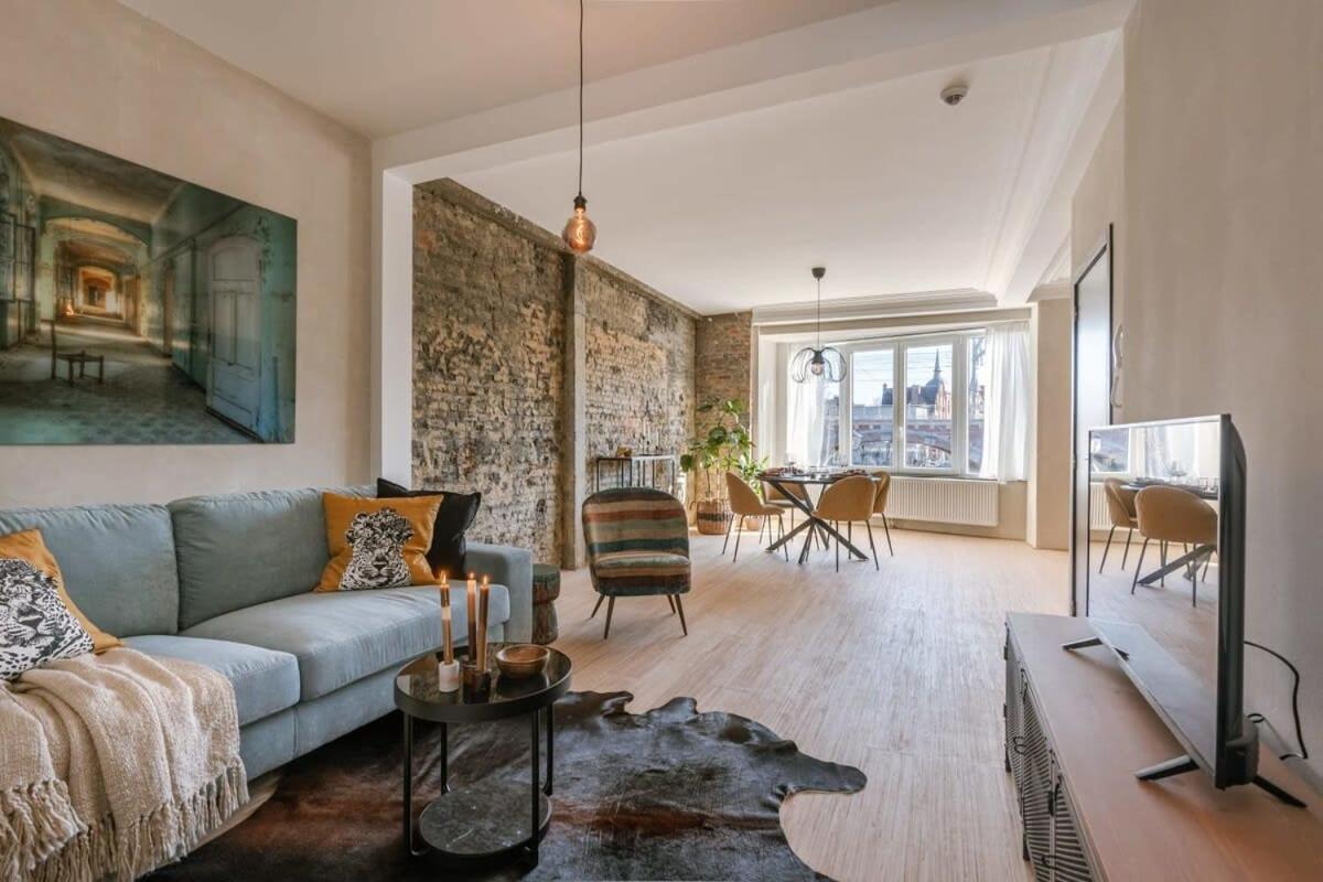 Huswell - Industrial Apartment With Terrace In Antwerp Antuérpia Exterior foto